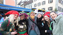 Bild : Konstanzer Straßenfasnacht 2025: Die Altstadt wird zum Narrenparadies - Die Bilder vom Abend!