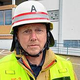 Markus Megerle, hauptamtlicher Kommandant der VS-Feuerwehr. Er war nach der Brandnacht um 6.30 Uhr zu Hause – und um 11 Uhr wieder am ...