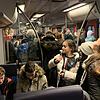 Kaum mehr Platz zum Stehen: Das sind die Glücklichen, die noch in den überfüllten Zug von Gottmadingen nach Singen gepasst haben.