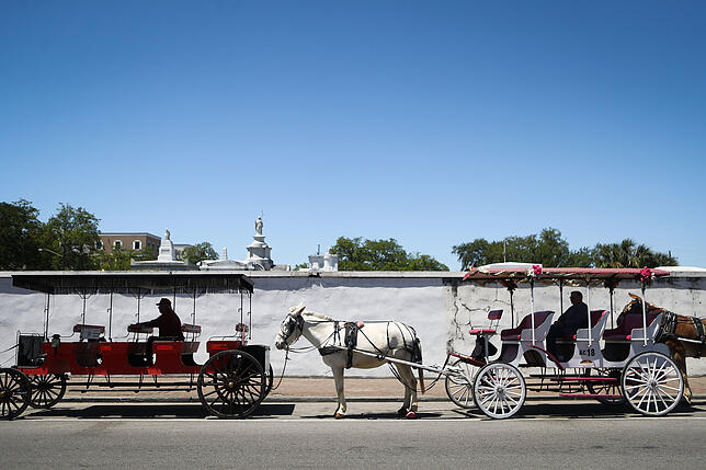Der &bdquo;St. Louis Cemetery No. 1&ldquo; liegt in New Orleans im historischen French Quarter.