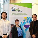 Ein Trio, das zum Biolago-Team gehört (von links): Praktikant Tobias Zülam sowie die Projektleiter Eva Botzenhart-Eggstein und Carlos ...