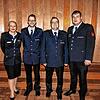 Der neu gewählte Vorstand der Freiwilligen Feuerwehr der Abteilung Herdwangen-Schönach. Die Gewählten von links: Elvira Weh, Lucas ...