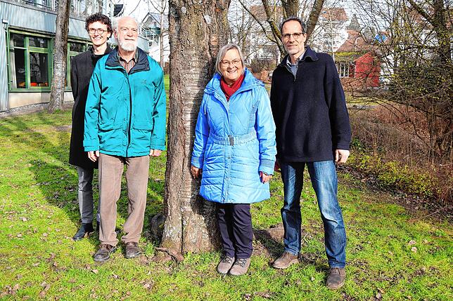 Die Local-Zero-Gruppe Überlingen: Leon Beck, Tim Günther, Irene Alpes und Klaus Woerner (von links).