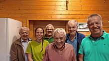 Im Amt bestätigt (von links): Günter Arzner (stellvertretender Vorsitzender), Annka Mickel (Naturschutzwartin), Christof Berger ...