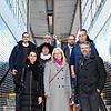 Am Ort des Problems (v.l.): Ralph Albrecht (Rechts- und Ordnungsamt), Rita Schwarzelühr-Sutter (SPD-Bundestagsabgeordnete), Claudia ...