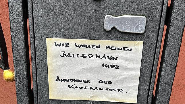 Die Nachbarn in der Kaufhausstraße waren mit dem Musikangebot nicht ganz einverstanden.