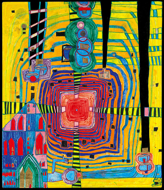 Spiralen statt gerade Linien: „Close-up of Infinity“ (1994).