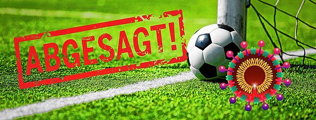 Corona sorgte bei den Fußballern für zahlreiche Absagen