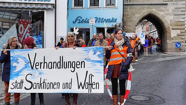Die Spitze des Demonstrationszuges mit der zentralen Botschaft. Konkrete Lösungsvorschläge indes fehlten.