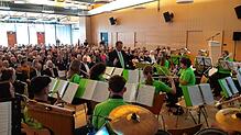 Bild : Volles Haus beim Neujahrsempfang der Gemeinde Salem