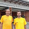 Michael Koch, stellvertretender Vorsitzender, und Stephan Tögel, Vorsitzender der DLRG Ortsgruppe Bodman-Ludwigshafen.