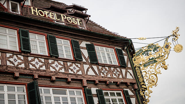 Ende einer ehemaligen Post- kutschenstation: Das Gasthaus "Alte Post" in Nagold schließt.