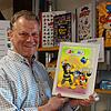 Thomas Pross ist stolzer Besitzer eines Bildes, das der lizensierte Disney-Zeichner Jan Gulbransson mit Donald, Dagobert und Oma Erpel ...