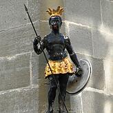 Bild 2: Diese Figur steht in der historischen Altstadt von Konstanz &ndash; und sorgt für Diskussionen. Was ist ihre Geschichte?