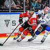 Die Schwenninger Wild Wings (rechts Ken André Olimb) feiern gegen die Kölner Haie (Zach Sill) einen Sieg. Bild: Imago