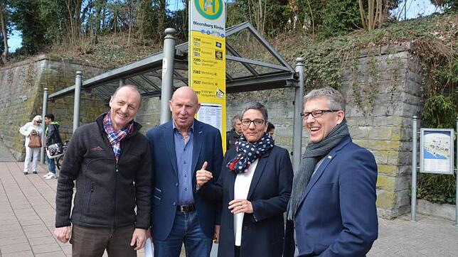 Busfahren für 1&nbsp;Euro in ganz Meersburg und bis nach Daisendorf: Der neue einheitliche Stadttarif macht's möglich, sehr zur Freude ...