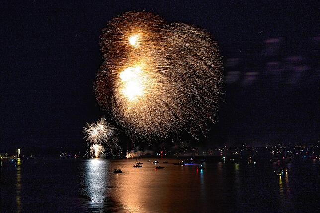 Bild 7: Bilder vom Seehasenfest-Feuerwerk 2022