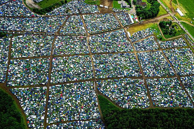 Bild 1: Southside Festival 2024 - Spektakuläre Luftbilder von oben