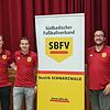 Der Schwarzwälder Bezirksschiedsrichterausschuss blickte sichtlich zufrieden auf die vergangenen Monate zurück (von links): Lukas Kefer, ...