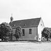 Eine Zeugnis der Vergangenheit: Die Nenzinger Martinskapelle auf einer alten Glasplatte von Gustav Hotz.