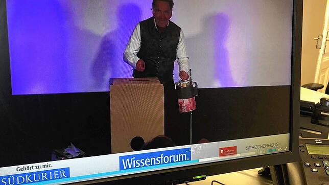 Johannes Warth ist der erste Referent des Waldshuter SÜDKURIER-Wissensforums, dessen Vortrag ausschließlich im Internet übertragen wurde.