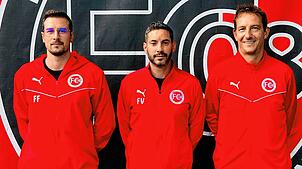 Neues Trainerteam: Beim FC 08 Bad Säckingen kümmern sich in der kommenden Saison (von links) Felix Forstmeyer, Ferhat Vukanac und ...