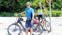 Von Münstertal nach Radolfzell fahren Robert Brüggemann und Dirk Zimmermann. Ganz bewusst machen sie einen Abstecher nach Donaueschingen.