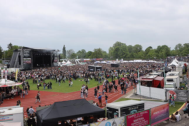 Bild 32: Zum Start des Campus-Festival kommen tausende Fans ins Bodenseestadion