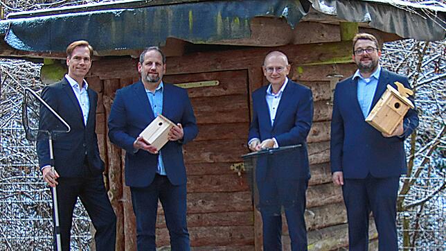 Das Schulbiotop des Hochrhein-Gymnasiums Waldshut, auf dieser Aufnahme noch im Winterschlaf, ist nur ein Beispiel für ökologisches ...