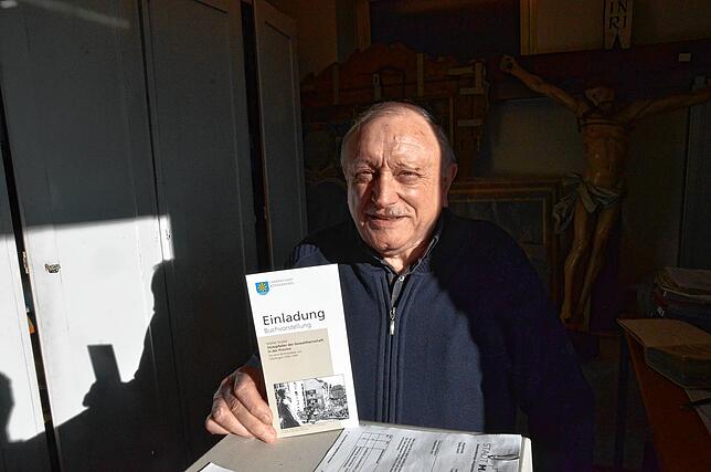 Walter Hutter bei der Vorstellung seines Buches über die Überlinger NSDAP-Kreisleiter im Februar 2020.