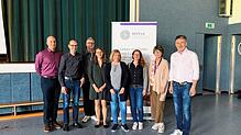 Die Referenten (von links): Jörg Glatzle, Holger Balke, Thomas Leyhe, Diana Studerus, Monika Baumeister, Claudia Godzieba, Martina ...