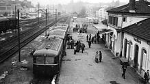 Zugbetrieb Anfang der 1980er (?) in Stockach ehe die Linie Radolfzell/Stockach vorübergehend eingestellt wurde. Bild: SK-Archiv