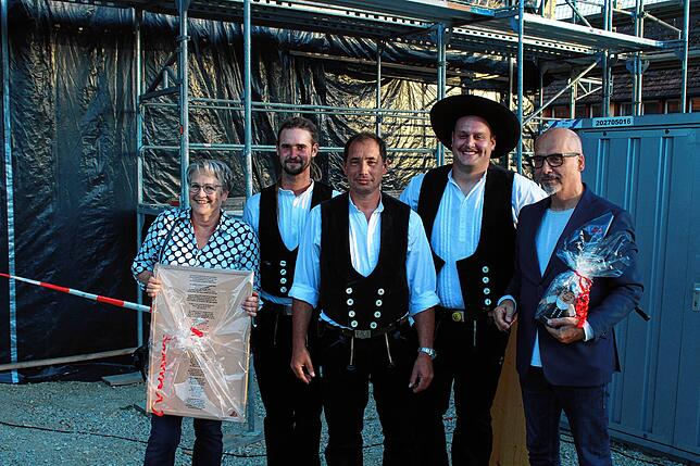 Bild 19: Bilder vom Richtfest für das neue Fasnachtsmuseum Langenstein in Orsingen