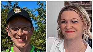 Joachim Klingner (links) und Nicole Schwenk engagieren sich auf besondere Weise ehrenamtlich in Königsfeld.