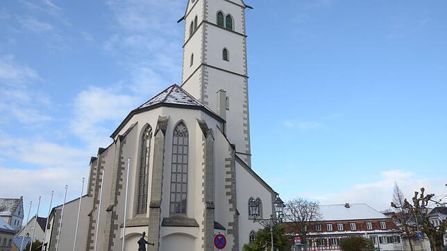 Die Kirche St. Nikolaus in Markdorf, zu deren Gottesdienste man in Coronazeiten nur mit Einlassticket darf.
