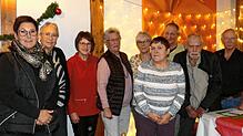 Das Vorstandsteam des VDK Jestetten mit Beisitzern und Kassenprüferin (von links): Jaqueline Rude, Johanna Toggweiler, Renia Maier, ...