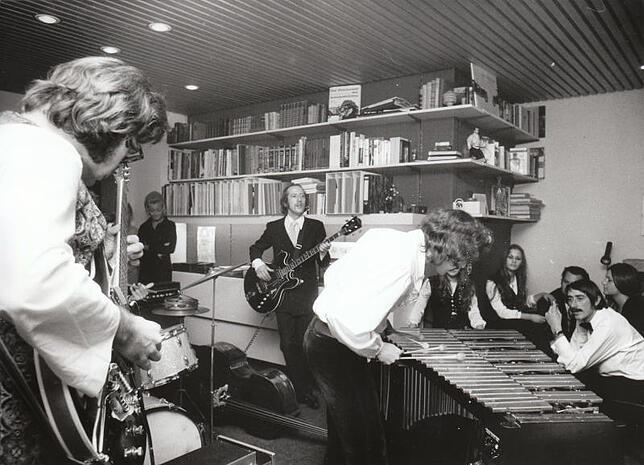 Das Dave Pike Set groovt im Musikzimmer der Brunner-Schwers.
