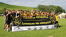 Gutmadingen jubelt nach dem Titelgewinn.