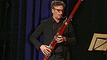 Hanno Dönneweg spielt die Sonate für Fagott beim Eröffnungskonzert.