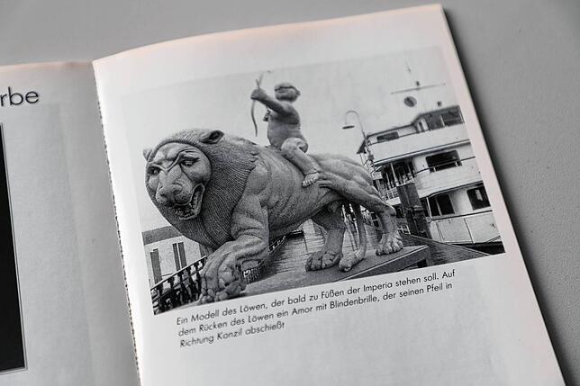 Eigentlich hieß es 1994 noch, dass die Imperia einen (oder mehrere) tierische Begleiter bekommt. Doch dieses Modell eines Löwen wurde ...
