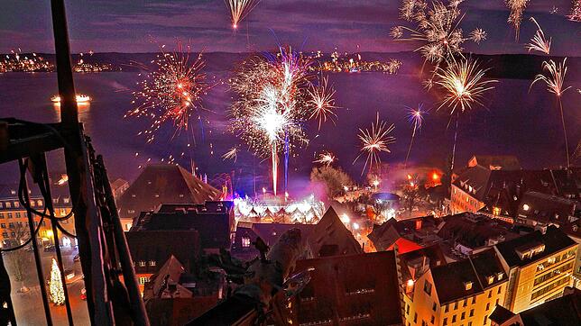 So sah Silvester 2018 in Überlingen aus.
