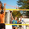 Raphaela Schäufele von den Sunblockers mit einem erfolgreichen Angriff in einem ihrer Vorrundenspiele im Rahmen der ...