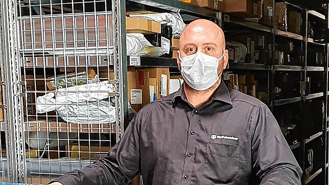 Simon Kühn, Inhaber My Paketshop, Bad Säckingen würde von den Steuerplänen in der Schweiz profitieren. (Archivbild, aufgenommen im April ...