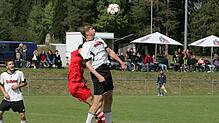 Andreas Stritt sicherte mit seinem Tor beim 1:1 des SV Grafenhausen gegen den FC Brigachtal den Punkt. Bild: Michael Neubert