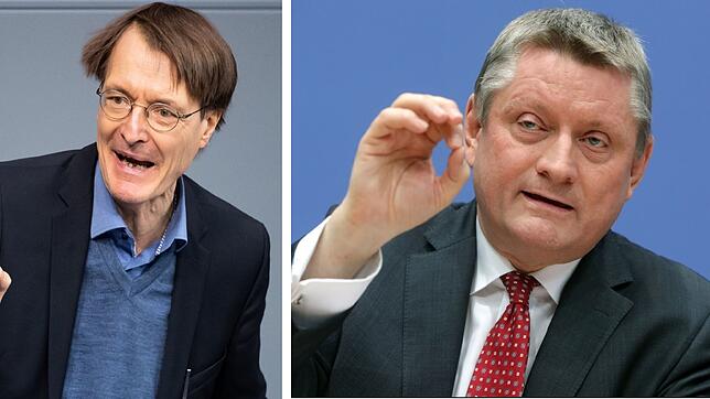 Bild : SPD-Politiker Karl Lauterbach und Ex-Gesundheitsminister Hermann Gröhe von der CDU diskutieren über die Widerspruchslösung
