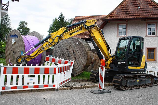 Viele Baustellen prägten die ersten vier Jahre der ersten Amtszeit von Bürgermeister Chjristian Dröse. Unser Bild entstand beim ...