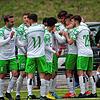 Der Donaueschinger Torjubel nach dem 2:0. Die DJK-Kicker konnten sich gegen Denkingen des Öfteren über einen Treffer freuen.