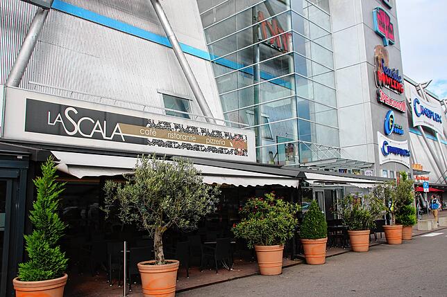 Das italienische Restaurant &bdquo;La Scala&ldquo; am Bodenseecenter.