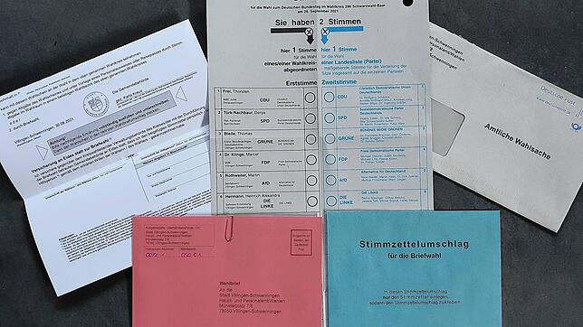 Noch nie haben so viele VS-Bürger per Briefwahl abgestimmt, wie bei dieser Bundestagswahl.