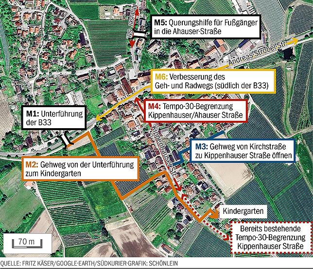 Diese sechs Forderungen werden vom Ittendorfer Ortschaftsrat und einer Initiative von Bürgern erhoben. Damit soll die Verkehrssicherheit ...